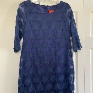 Tracy Negoshian Navy Dress